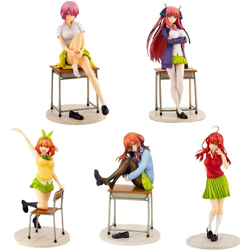 KOTOBUKIYA Original Anime Figures 1/8 Nakano Miku Nakano Yotsuba Action Figure Toys Collectible Model Ornaments Gifts for Kids
KOTOBUKIYA Original Anime Figures 1/8 Nakano Miku Nakano Yotsuba Action Figure Toys Collectible Model Ornaments Gifts for Kids
