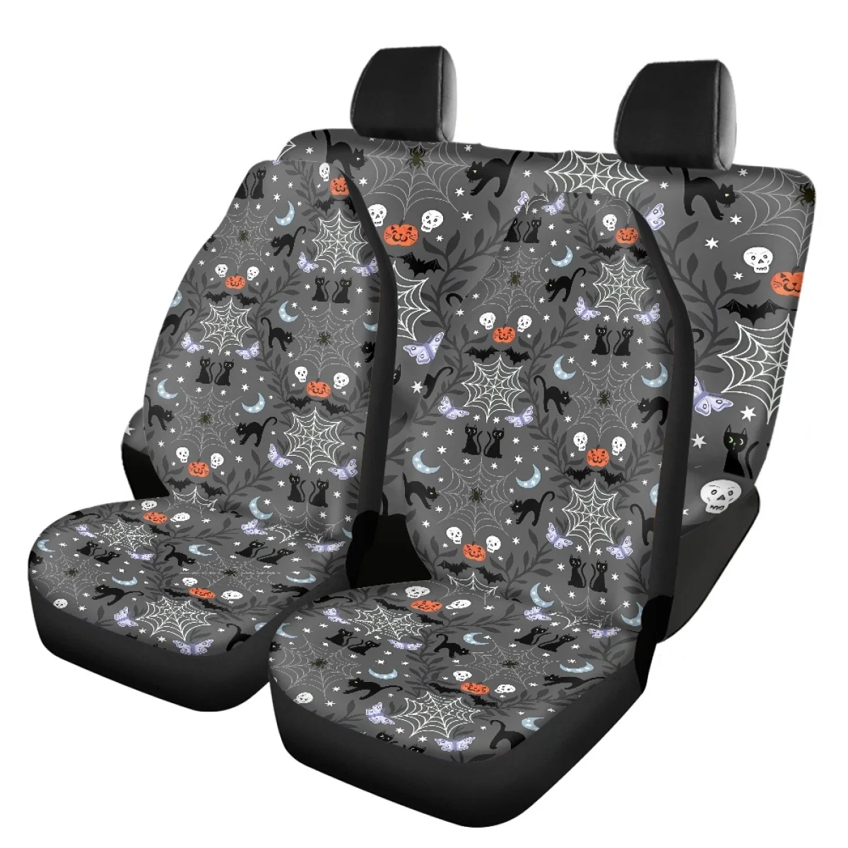 Auto Front&Back Seats Cover Halloween Pumpkin Cat Heavy-Duty Universal Fit Car Seat Cushions Easy to Install Woman Seat Covers
Auto Front&Back Seats Cover Halloween Pumpkin Cat Heavy-Duty Universal Fit Car Seat Cushions Easy to Install Woman Seat Covers