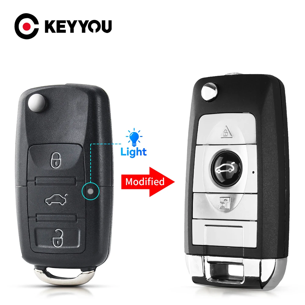 KEYYOU 3 Button Key Shell For VW Golf 4 5 Passat B5 B6 Polo Touran Jetta Seat Skoda Flip Modified Car HU66 Blade Remote Key Case
KEYYOU 3 Button Key Shell For VW Golf 4 5 Passat B5 B6 Polo Touran Jetta Seat Skoda Flip Modified Car HU66 Blade Remote Key Case