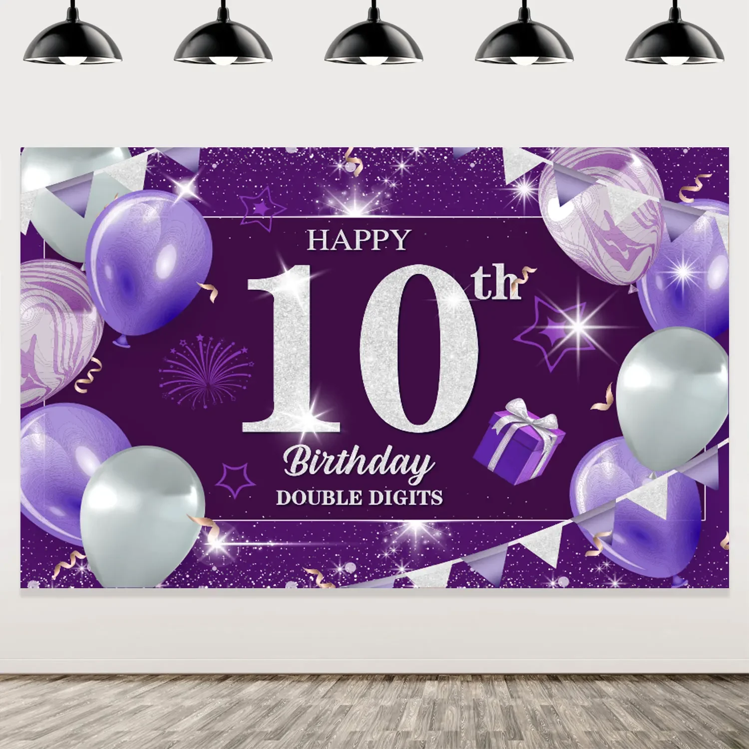 Purple Backdrop Decor for Girls, Photography Backdrop, Party Decorations, Happy 10th 11th 13th 15th 16th 18th 30th 40th Birthday
Purple Backdrop Decor for Girls, Photography Backdrop, Party Decorations, Happy 10th 11th 13th 15th 16th 18th 30th 40th Birthday
