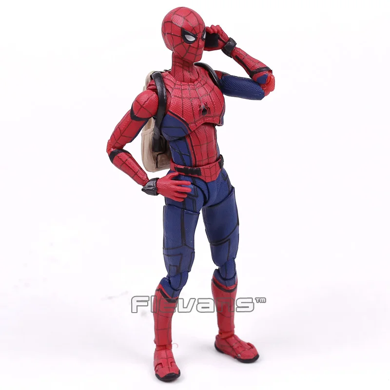 SHF Spider Man Zones Ecoming Figurine en PVC, Jouet Modèle à Collectionner, SpidSuffolk 4