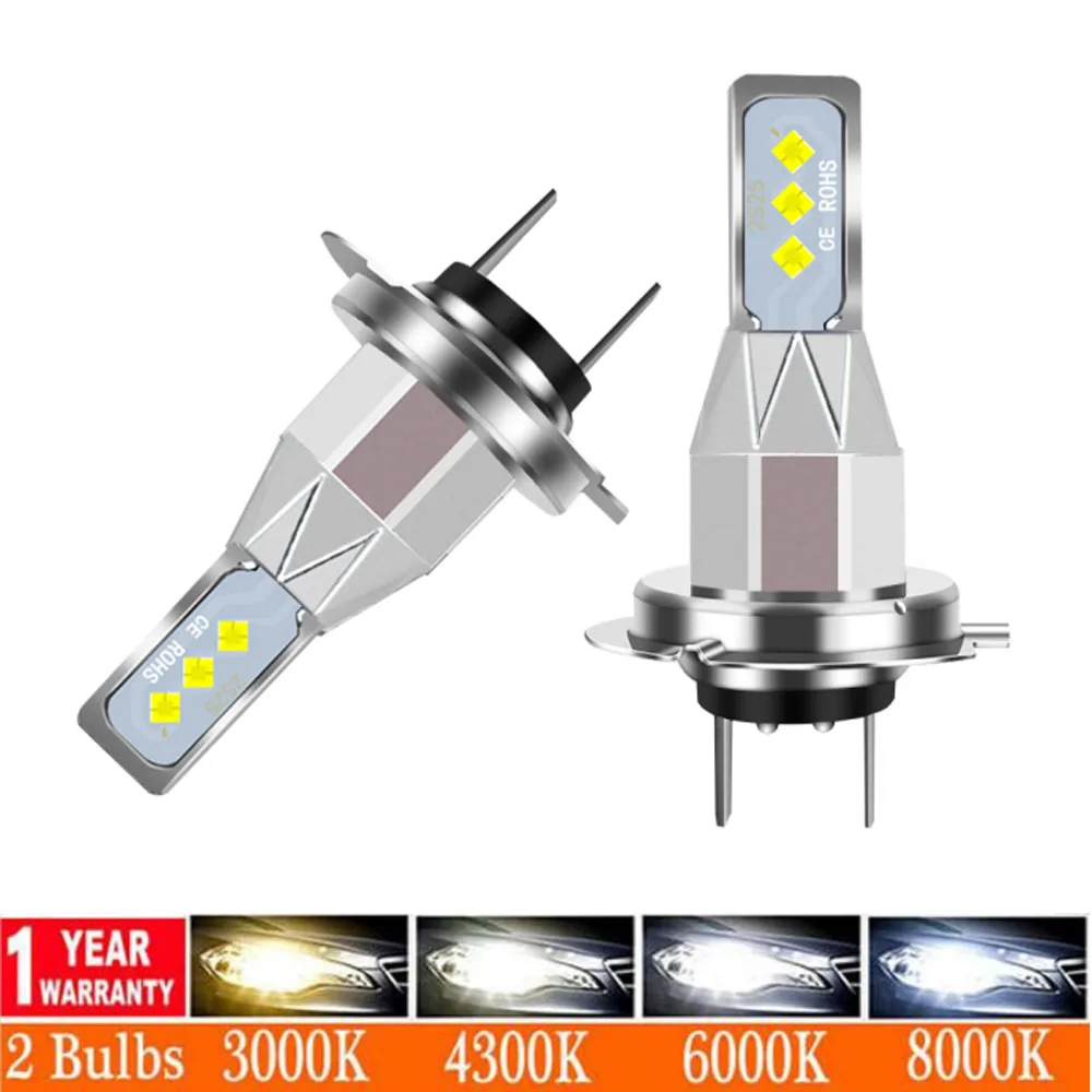 2Pcs H4 H11 H7 H1 LED Headlight Bulb Mini 360 Diodes H8 HB4 9006 HB3 9005 Car Fog Lamp Conversion Hi/Lo 20000LM 1:1 Plug
2Pcs H4 H11 H7 H1 LED Headlight Bulb Mini 360 Diodes H8 HB4 9006 HB3 9005 Car Fog Lamp Conversion Hi/Lo 20000LM 1:1 Plug
