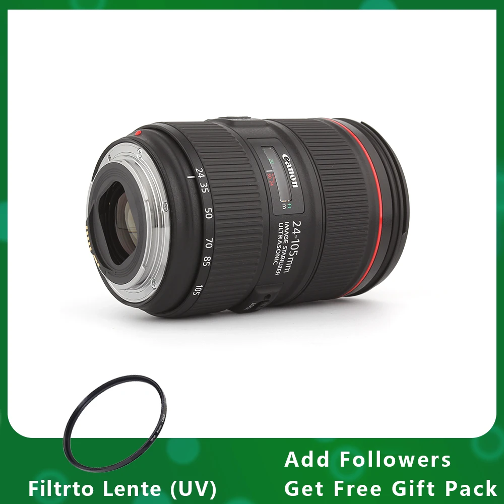 

Canon EF 24-105mm F/4L II IS USM Lens For Canon DSLR EOS 5D Mark IV III 5DS 5DSR 6D 5D 7D Mark II 90D 80D 70D 60D