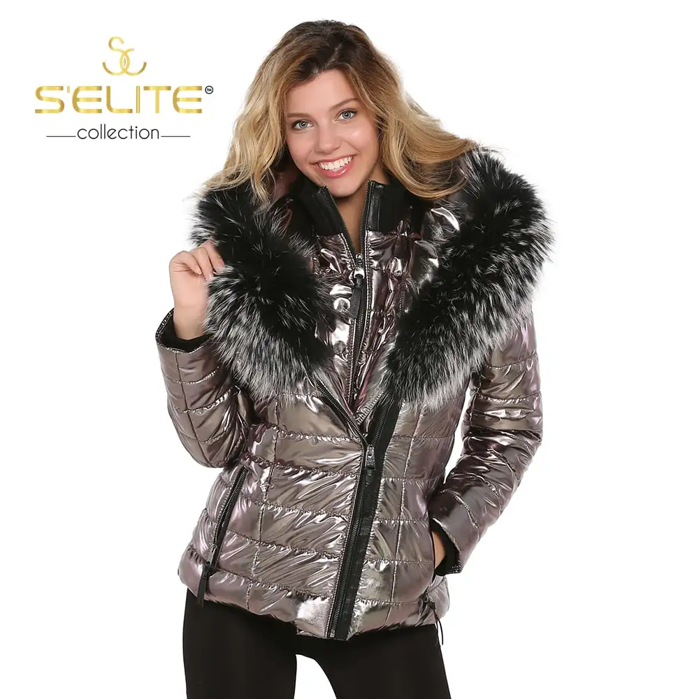 S'elite collection metallic steel hedgehog women coat real fur genuine leather outwear water repellent winter autumn gift
S'elite collection metallic steel hedgehog women coat real fur genuine leather outwear water repellent winter autumn gift