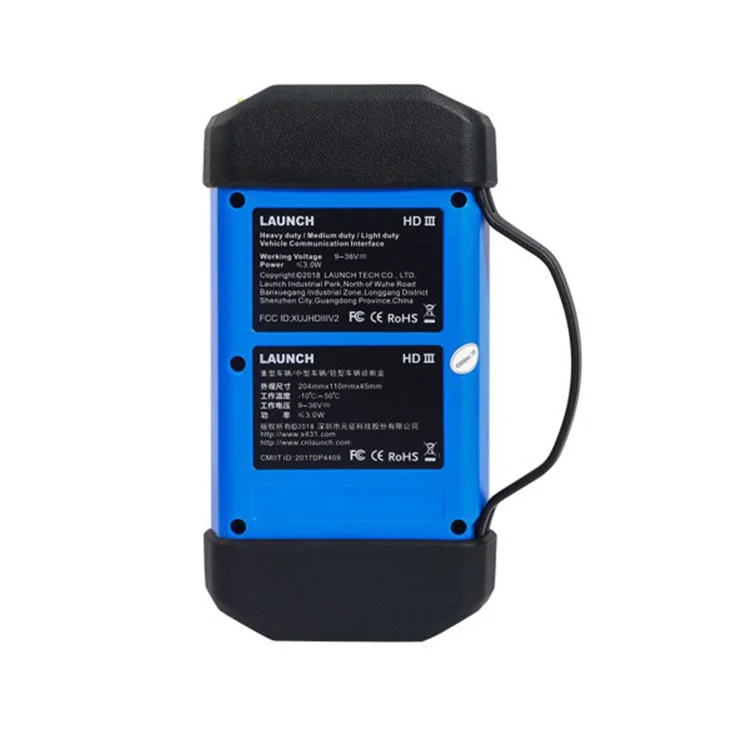 Launch x431v hd3 hd iii universal support WiFi BT truck diagnostic tool for trucks work with x431v+ PAD3 pro3
Launch x431v hd3 hd iii universal support WiFi BT truck diagnostic tool for trucks work with x431v+ PAD3 pro3