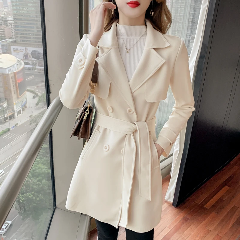 Windproof Coat 2022 New Women'S Autumn And Winter Suede Medium Long Slim Jacket Women'S Casual Suit Collar Jacket Women'S Top
Windproof Coat 2022 New Women'S Autumn And Winter Suede Medium Long Slim Jacket Women'S Casual Suit Collar Jacket Women'S Top