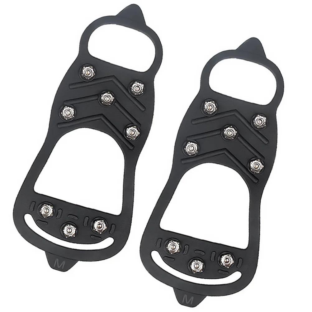 

Non-slip Crampon Shoe Covers Outdoor Snow Grippers The Winter Ice Surface Tpe Metal Claws Men and Women Non-skid Spikes