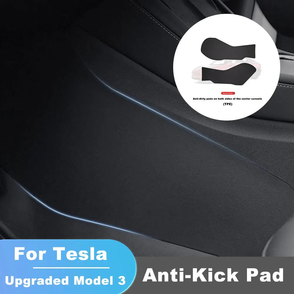 

Car Central Control Side Anti Kick Pad For Tesla Model 3 Highland 2024 Car Interior Protective Mat for Tesla Model 3 Accessories