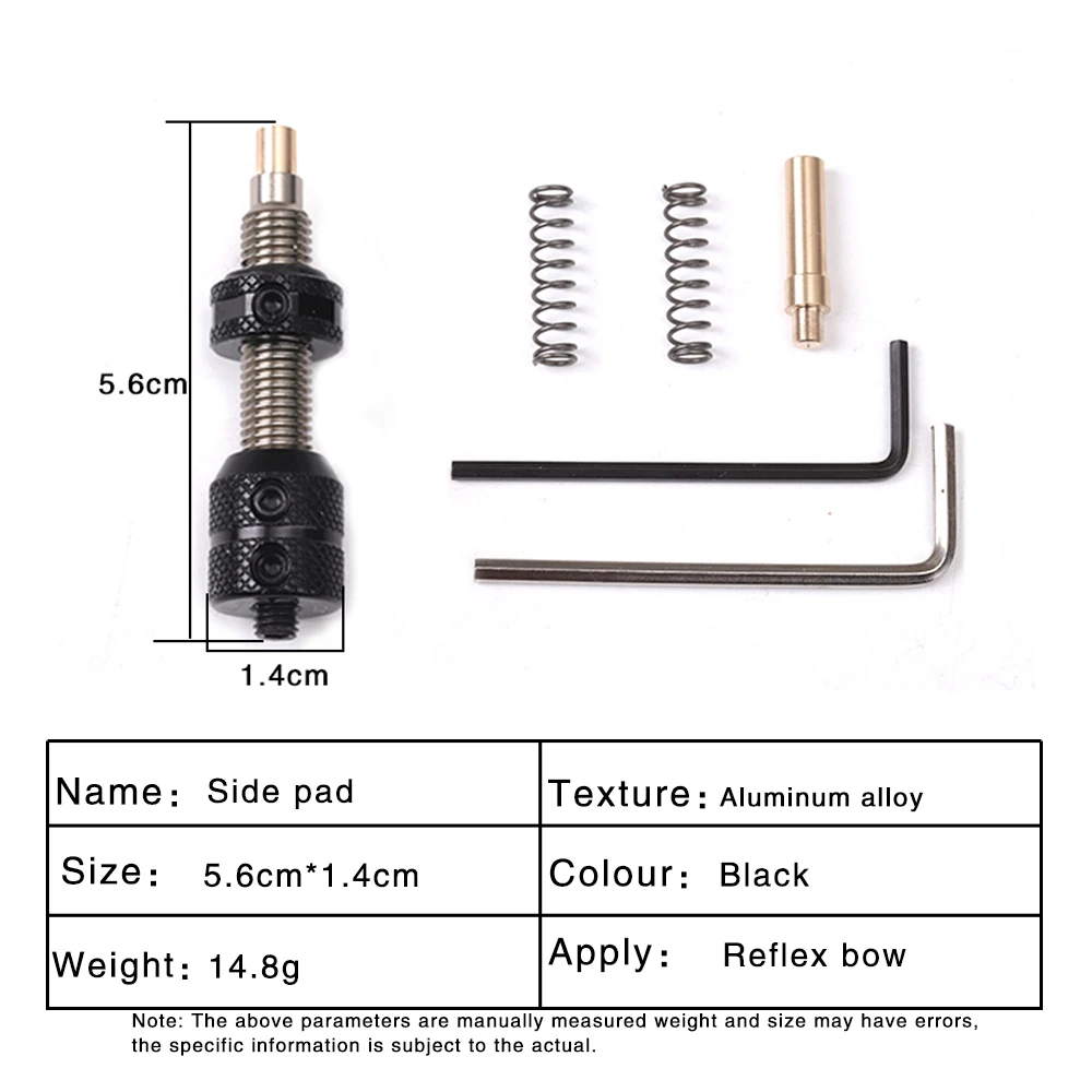 ACCMOS Arrow Rest Shockproof Adjustable Cushion/Plunger/Side Pad Archery Recurve/Longbow Bow Hunting Accessory
ACCMOS Arrow Rest Shockproof Adjustable Cushion/Plunger/Side Pad Archery Recurve/Longbow Bow Hunting Accessory