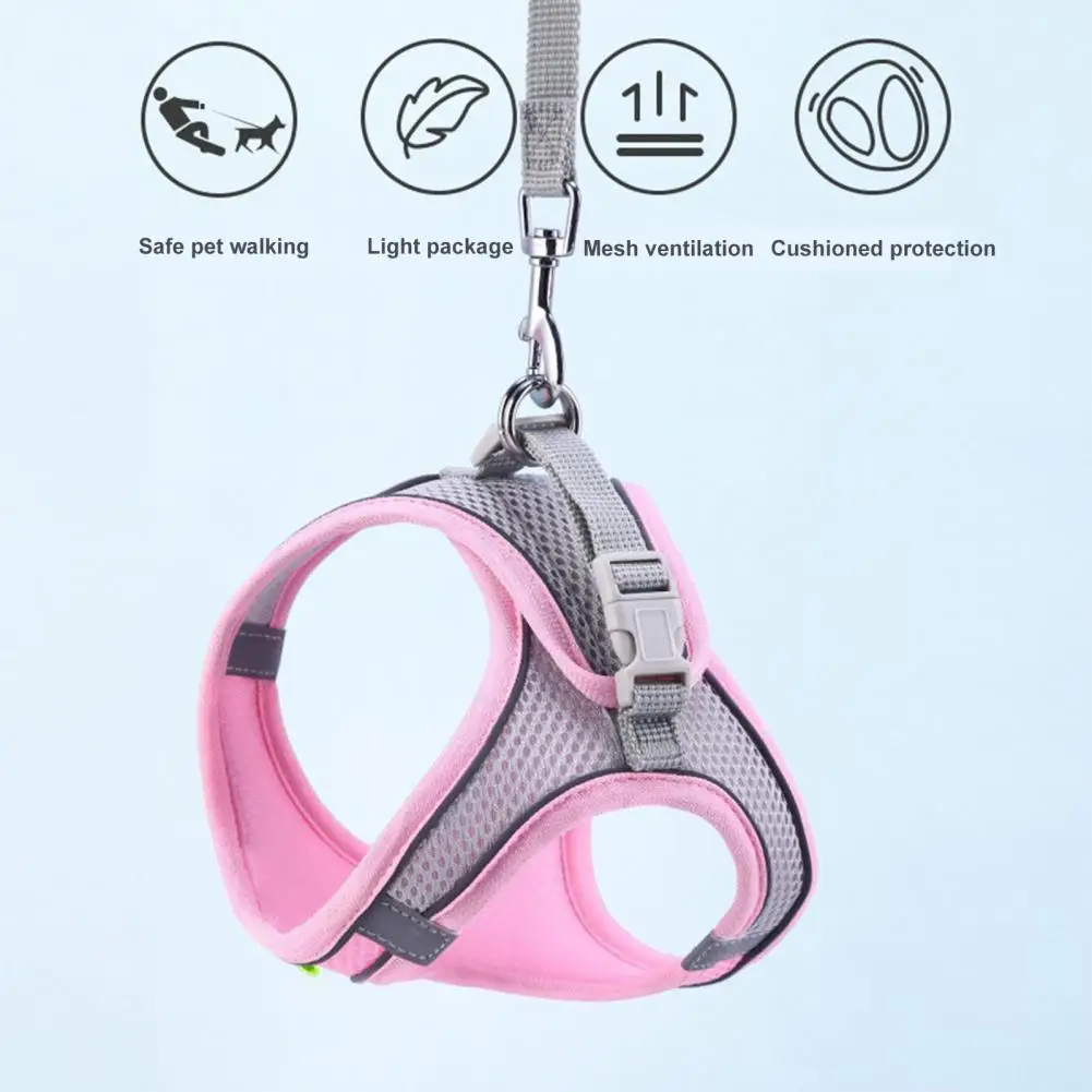 Body Shape Fitting Pet Vest Breathable Mesh Reflective Pet Vest Harness with Leash Adjustable Buckle for Small Dog Puppy for Pet
Body Shape Fitting Pet Vest Breathable Mesh Reflective Pet Vest Harness with Leash Adjustable Buckle for Small Dog Puppy for Pet
