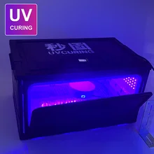 Timing Curing Box Led UV GEL Lamp Ultraviolet Light Machine Cure 3D Printer Resin UV Glue Oil Glass Ink Paint Silk Screen Phone
Timing Curing Box Led UV GEL Lamp Ultraviolet Light Machine Cure 3D Printer Resin UV Glue Oil Glass Ink Paint Silk Screen Phone