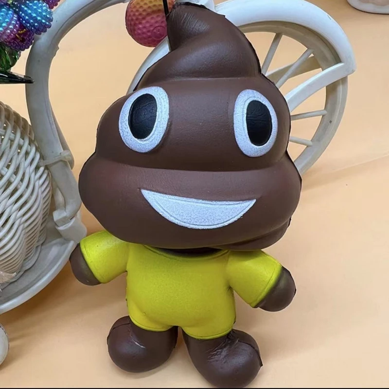 

Squishy Slow Rebound Simulation Funny Poo Man Pu Non-Toxic Stress Relief Vent Adult Children Pinch Toy