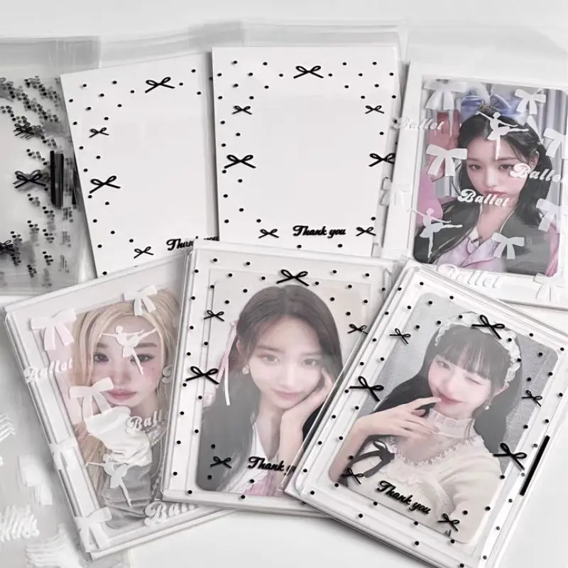 50pcs Idol Card Sleeves INS Ballet Style Photocard Protector Ins Transparent Bowknot Print Self-adhesive Opp Bags Packaging Bag
50pcs Idol Card Sleeves INS Ballet Style Photocard Protector Ins Transparent Bowknot Print Self-adhesive Opp Bags Packaging Bag