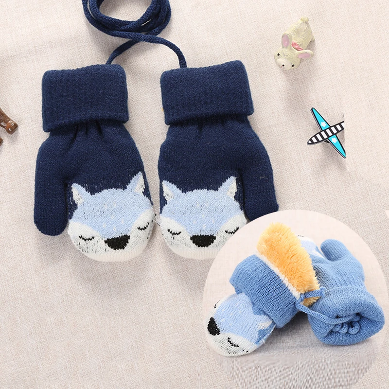 2-4 Years Old Children Cartoon Fox Mittens Winter Warm Kids Girls Gloves Knitted Toddler Teething Mitten Double Knit Gloves
2-4 Years Old Children Cartoon Fox Mittens Winter Warm Kids Girls Gloves Knitted Toddler Teething Mitten Double Knit Gloves