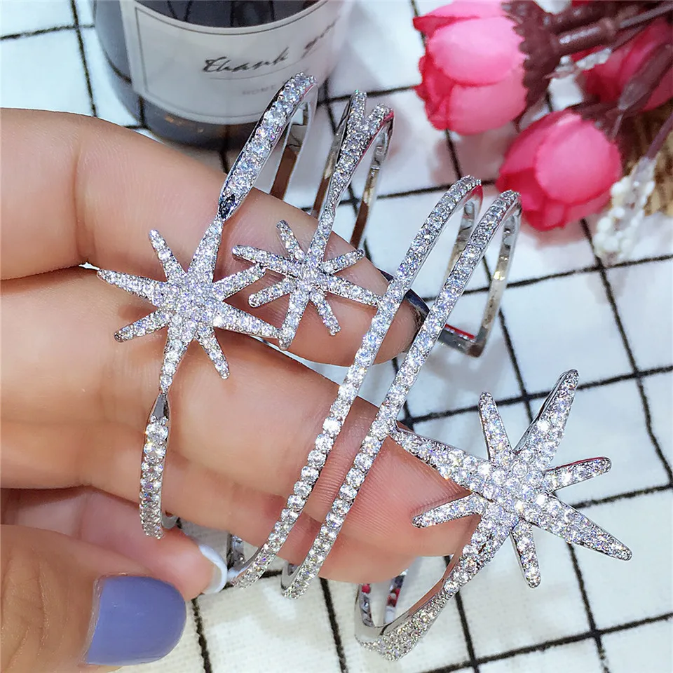 Fashion Classic AAA Cubic Zirconia Pave Luxury Women Cuff Bracelets Luck Star Adjustable Open Bracelet Bangles For Gifts B-117
Fashion Classic AAA Cubic Zirconia Pave Luxury Women Cuff Bracelets Luck Star Adjustable Open Bracelet Bangles For Gifts B-117