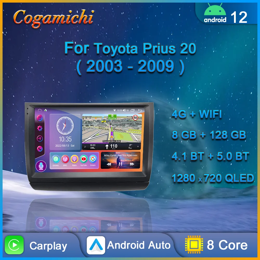 Автомагнитола на Android для Toyota Prius 20 2003 2004 2005 2006 2007 2008 2009 мультимедийный видеоплеер GPS-навигация Carplay QLED сенсорный экран авто стерео
Автомагнитола на Android для Toyota Prius 20 2003 2004 2005 2006 2007 2008 2009 мультимедийный видеоплеер GPS-навигация Carplay QLED сенсорный экран авто стерео