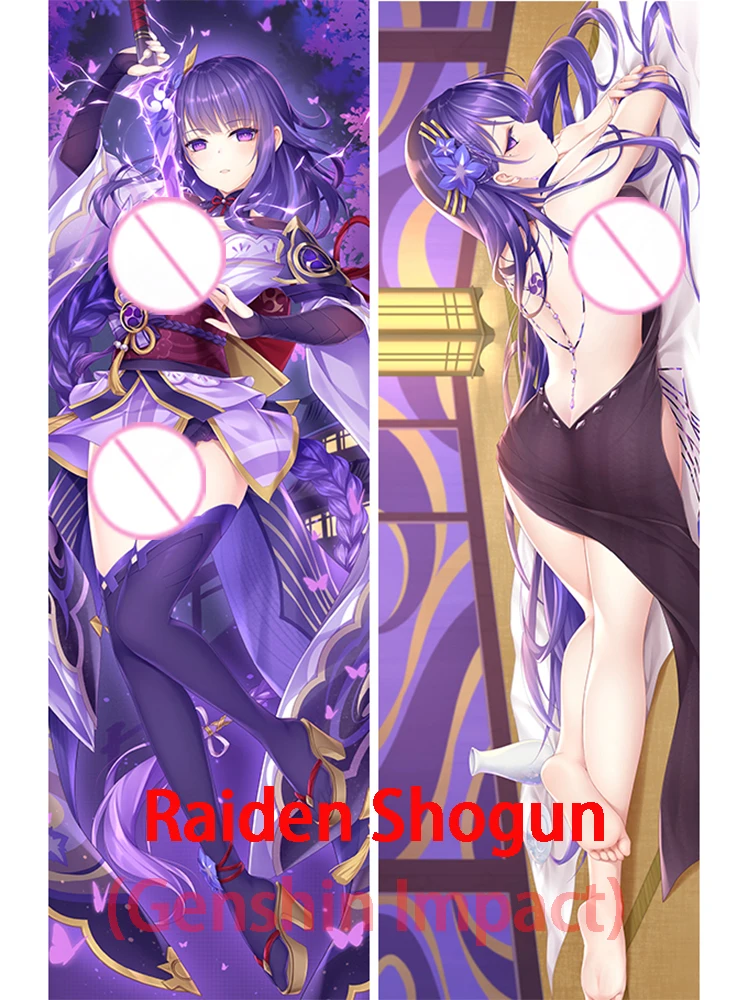 Dakimakura Raiden Shogun (Genshin Impact) Double-sided anime life-size hugging pillowcase Adult pillows cover
Dakimakura Raiden Shogun (Genshin Impact) Double-sided anime life-size hugging pillowcase Adult pillows cover