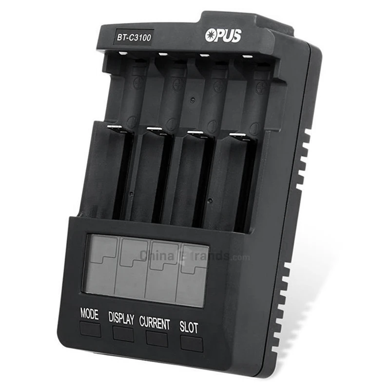 4-Slot LCD V2.2 OPUS Digital Smart Battery Charger For Nicd Nimh AA AAA Lithium Ion Batteries 16340 18650
4-Slot LCD V2.2 OPUS Digital Smart Battery Charger For Nicd Nimh AA AAA Lithium Ion Batteries 16340 18650