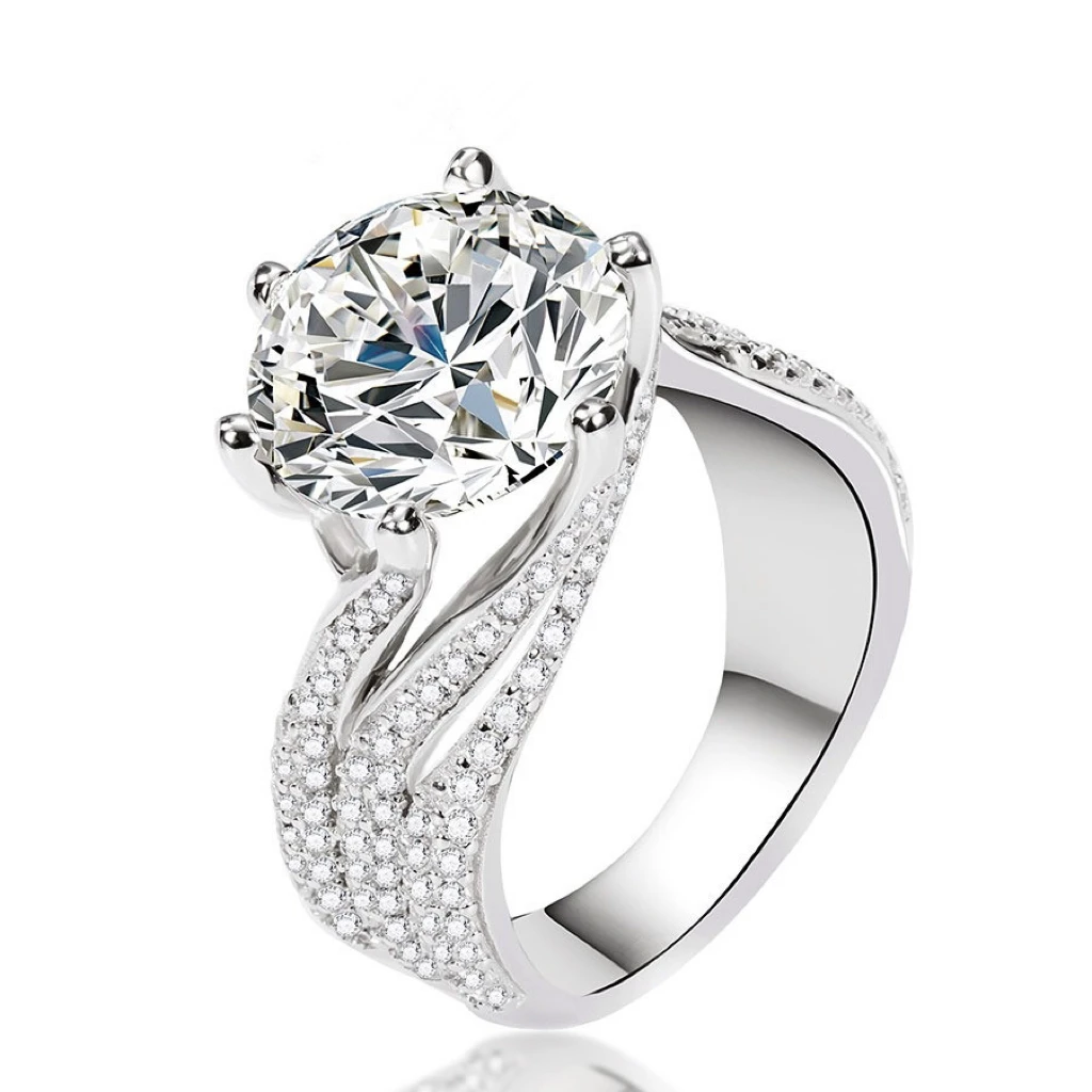 2023 Latest Trends 3CT 5CT Moissanite Ring 925 Sterling Silver Plated White Gold Diamond Engagement Wedding Band For Women Gift
2023 Latest Trends 3CT 5CT Moissanite Ring 925 Sterling Silver Plated White Gold Diamond Engagement Wedding Band For Women Gift