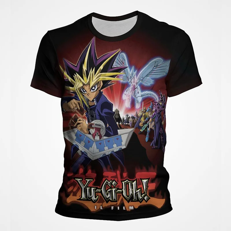 Летние футболки с 3D принтом Yu Gi Oh для мужчин, модная футболка, летняя одежда с мультяшным рисунком
Летние футболки с 3D принтом Yu Gi Oh для мужчин, модная футболка, летняя одежда с мультяшным рисунком