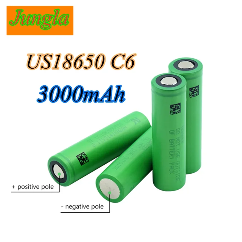 

2023 Original 3.7V 3000 MAh Li Ion Rechargeable 18650 Battery for Us18650 Vtc6 20A 3000mah for Sony Toys Tools Flashlight