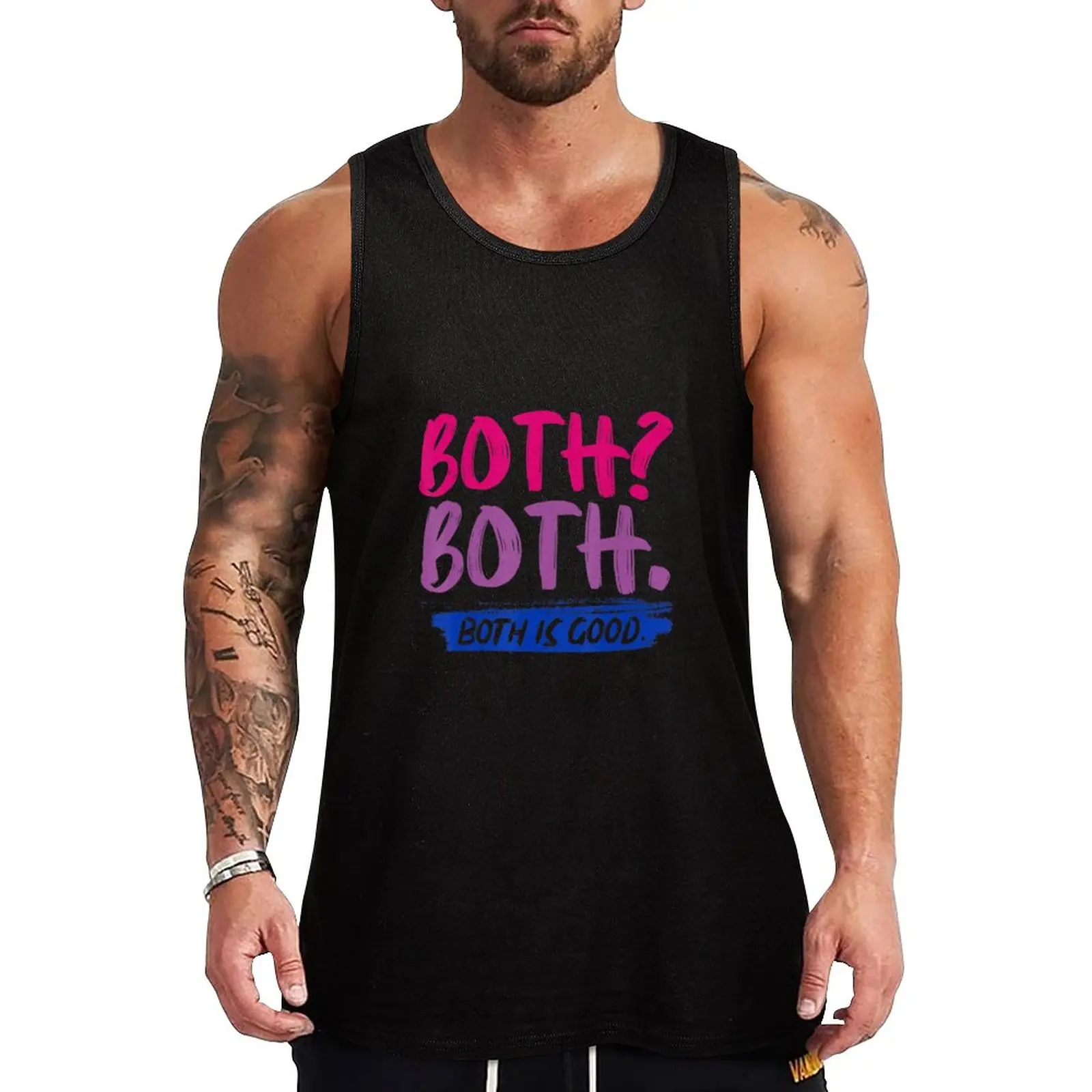 New Both Is Good Bisexual Pride Tank Top Men's gym gym top sexy clothes men gym t-shirts man
New Both Is Good Bisexual Pride Tank Top Men's gym gym top sexy clothes men gym t-shirts man