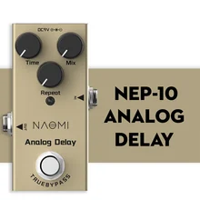 Electric Guitar Effects Pedal Analog Delay Mini Single DC 9V NEP-010 Aluminum Alloy Musical Instruments Parts Guitar Accessories
Electric Guitar Effects Pedal Analog Delay Mini Single DC 9V NEP-010 Aluminum Alloy Musical Instruments Parts Guitar Accessories