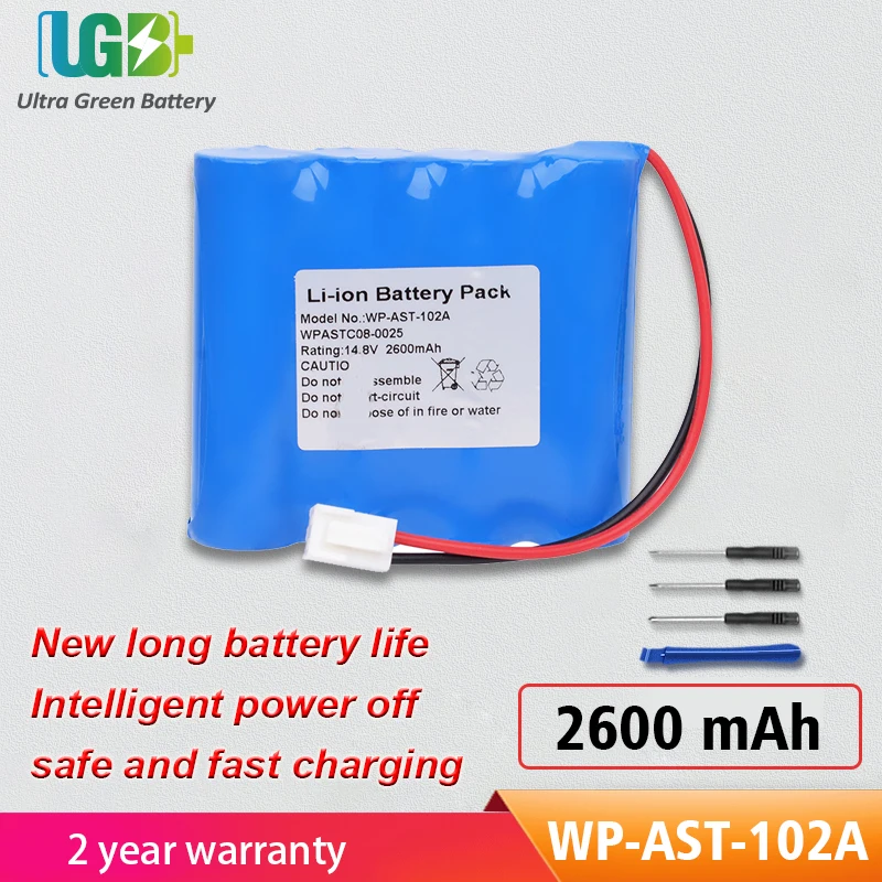 UGB New WP-AST-102A Battery для OSEN ECG-8112 WP-AST-102A wвыбраc08-0025 аппарат электрокардиограмма battery 2600mAh 14,8 V
UGB New WP-AST-102A Battery для OSEN ECG-8112 WP-AST-102A wвыбраc08-0025 аппарат электрокардиограмма battery 2600mAh 14,8 V
