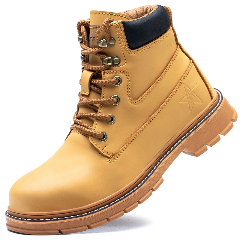 Work boots Protective shoes Mens Steel toe boots Anti-knock anti-piercing men protection footwear safety shoes indestructible
Work boots Protective shoes Mens Steel toe boots Anti-knock anti-piercing men protection footwear safety shoes indestructible