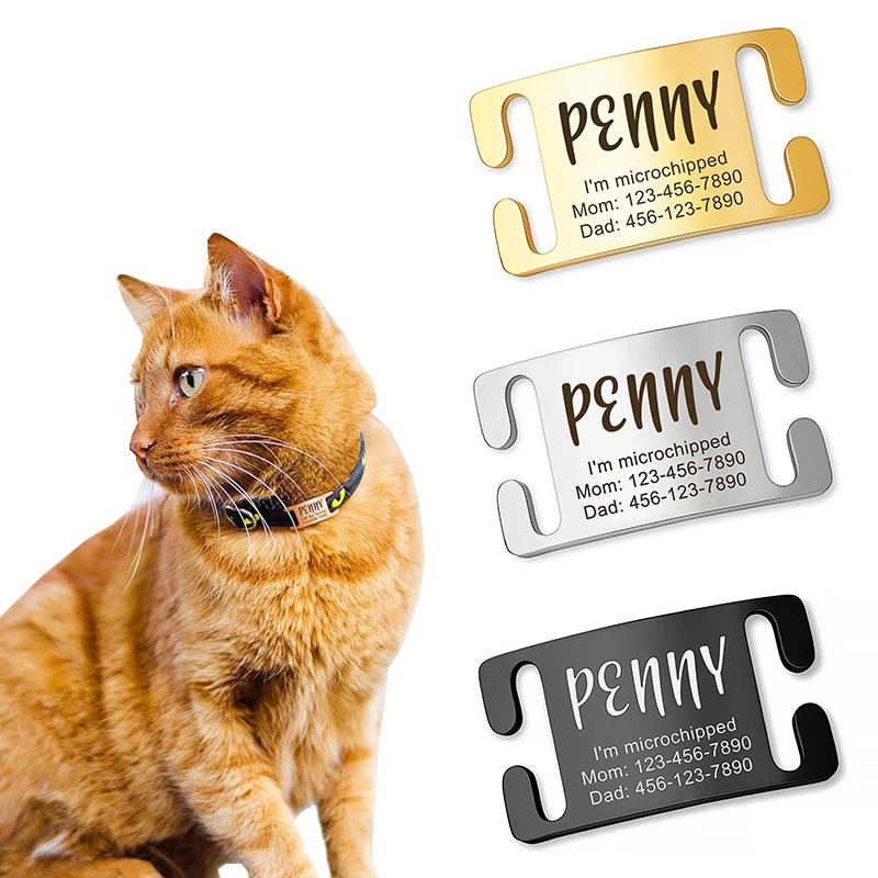 Engraved Pet ID Tag Custom Stainless Steel Personalized Dog Collar Slide-On Address ID Tags for Dogs Cats
Engraved Pet ID Tag Custom Stainless Steel Personalized Dog Collar Slide-On Address ID Tags for Dogs Cats