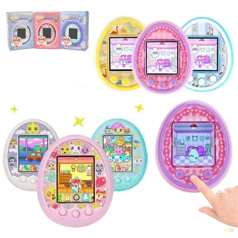 

Tamagotchi Electronic Pets Toys For Children Color Screen USB Charge Interactive Virtual Pet Child Toy For Kids Games Toys Girls