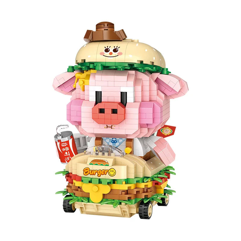 LOZ Diamond Building Blocks Cartoon Animals Hamburg Pig Figures Micro Adult Puzzle Food Bricks Toys Kids Decoration Gift 8136
LOZ Diamond Building Blocks Cartoon Animals Hamburg Pig Figures Micro Adult Puzzle Food Bricks Toys Kids Decoration Gift 8136