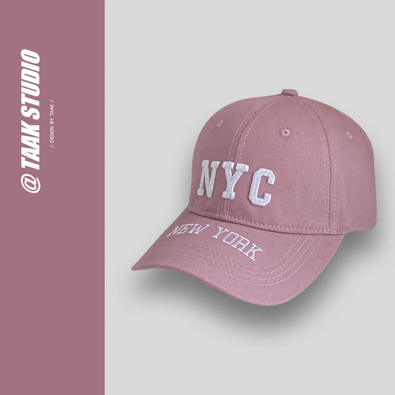 Pink Hat Female Spring and Summer Korean Street Letter Embroidered Baseball Cap Couple White Peaked Cap Tide
Pink Hat Female Spring and Summer Korean Street Letter Embroidered Baseball Cap Couple White Peaked Cap Tide