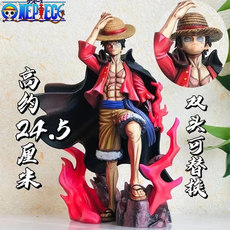 Экшн-фигурка Luffy Gk, 24,5 см, резонирует, цветовая модель комиксов Supernova Luffy, коллекционная игрушка с орнаментом
Экшн-фигурка Luffy Gk, 24,5 см, резонирует, цветовая модель комиксов Supernova Luffy, коллекционная игрушка с орнаментом