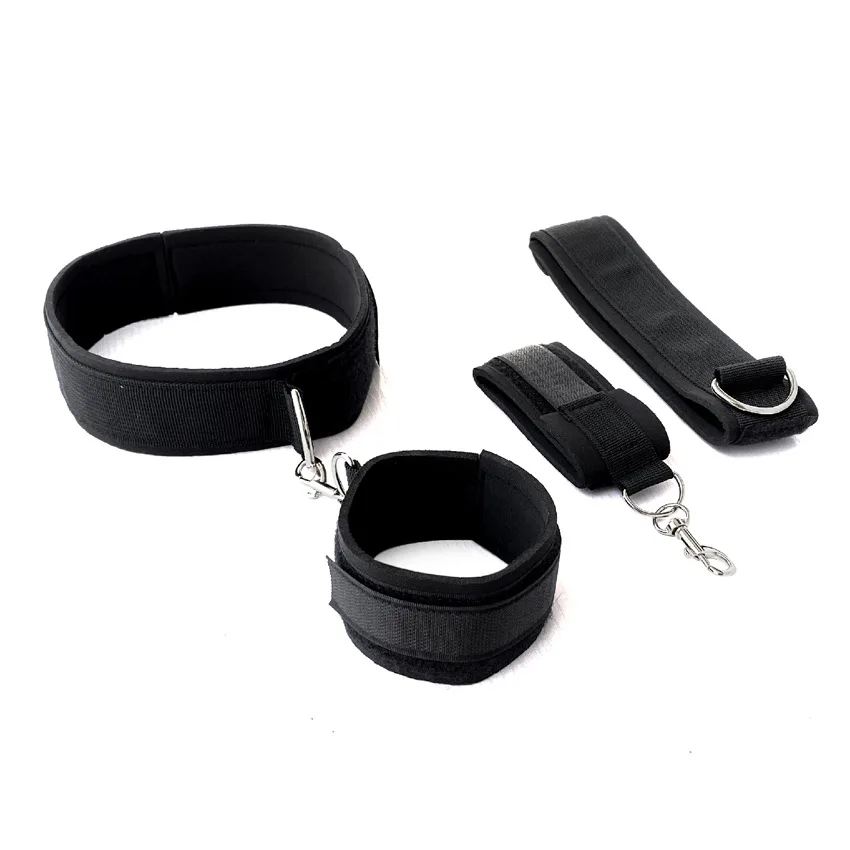 BDSM Sexy Bondage With Handcuffs Ankle Cuffs Adjustable Straps Breast Clip Oral Plug Adult Game Erotic Sex Toy for Women Couples BDSM Sexy Bondage With Handcuffs Ankle Cuffs Adjustable Straps Breast Clip Oral Plug Adult Game Erotic Sex Toy for Women Couples