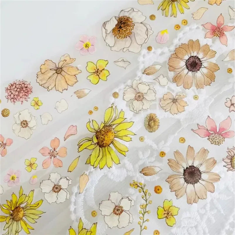 Vintage The Flowers Under The Sun Washi PET Tape Planner DIY Card Making Scrapbooking Plan Decorative Sticker
Vintage The Flowers Under The Sun Washi PET Tape Planner DIY Card Making Scrapbooking Plan Decorative Sticker