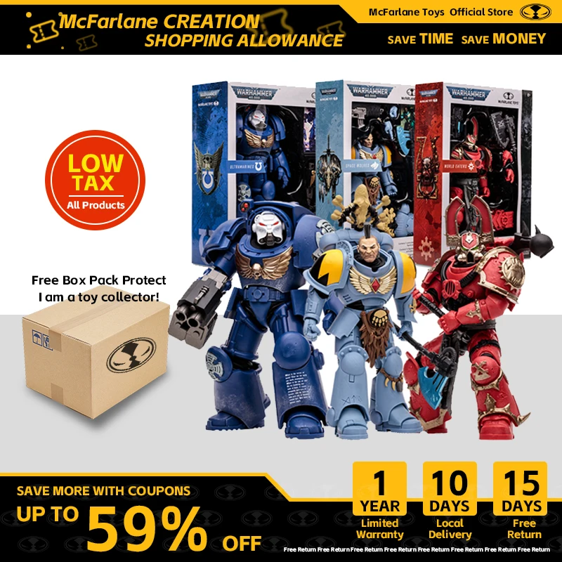 McFarlane Toys Warhammer 40K Game Ultimate Warrior Terminator 1/10 Movable Action Figure Toys Gifts for Kids
McFarlane Toys Warhammer 40K Game Ultimate Warrior Terminator 1/10 Movable Action Figure Toys Gifts for Kids