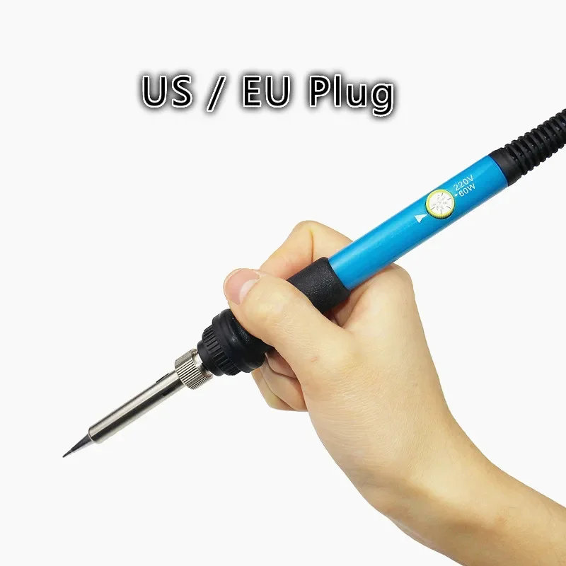 Adjustable Temperature Electric Soldering Iron 220V 110V Welding Solder Soldering Welding Repair Tool Iron Accessories 60W 80W
Adjustable Temperature Electric Soldering Iron 220V 110V Welding Solder Soldering Welding Repair Tool Iron Accessories 60W 80W