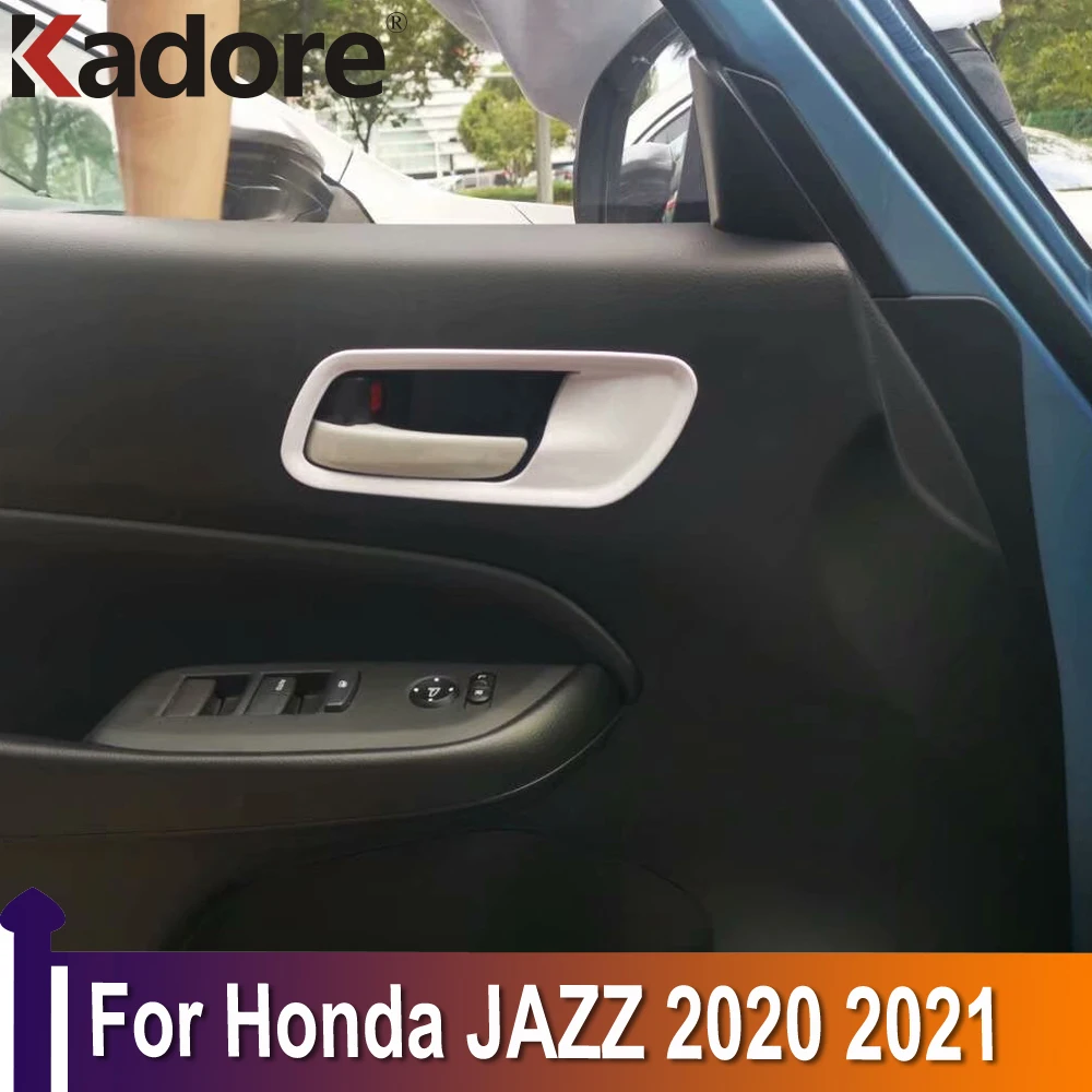 Для Honda JAZZ 2020 2021 накладка на внутреннюю дверную ручку защитная наклейка с