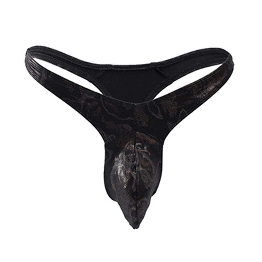 Sexy Men Shiny Bikini Thong Big Bulge Pouch Printed Underwear Enhance Pouch Briefs Male Hipster Pants T-Back Open Butt Knickers
Sexy Men Shiny Bikini Thong Big Bulge Pouch Printed Underwear Enhance Pouch Briefs Male Hipster Pants T-Back Open Butt Knickers