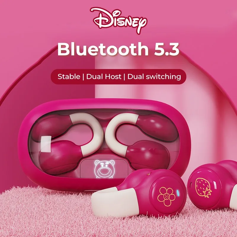 Original Disney DN12 Bluetooth 5.3 Noise Cancelling Headset Simple Design Earphones Lightweight Sports Headphones With Mic Original Disney DN12 Bluetooth 5.3 Noise Cancelling Headset Simple Design Earphones Lightweight Sports Headphones With Mic