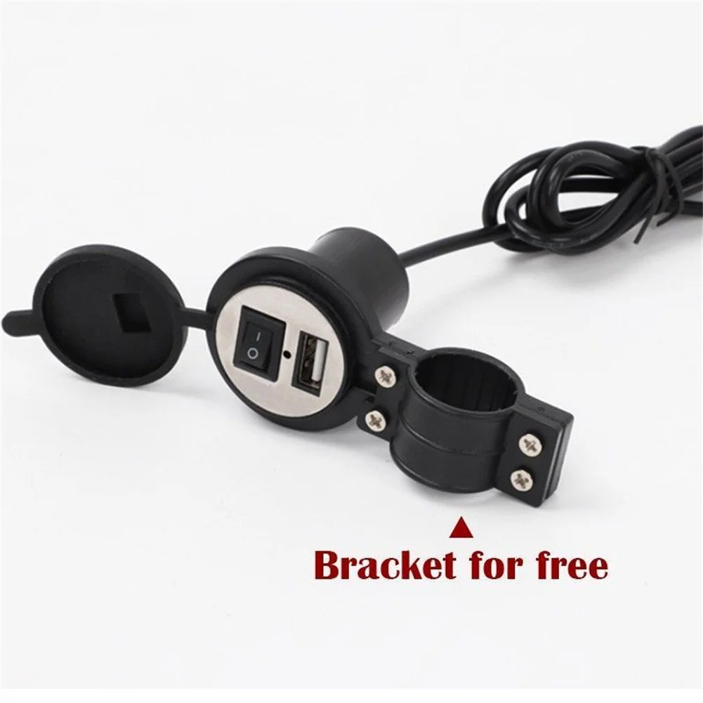 Motorcycle Phone Charger 12V USB Mobile Phone Charging Socket Universal Motorbike Accessories For Suzuki-kawasaki-Yamaha
Motorcycle Phone Charger 12V USB Mobile Phone Charging Socket Universal Motorbike Accessories For Suzuki-kawasaki-Yamaha
