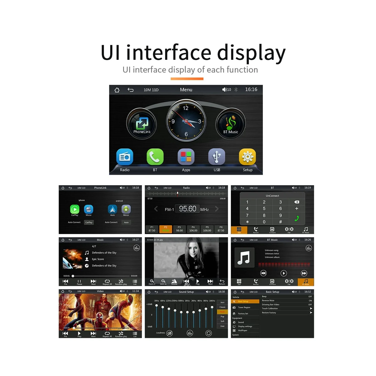 Universal 7Inch Car Radio Multimedia Video Player Portable Bluetooth Wireless CarPlay Android Touch Screen with Camera
Universal 7Inch Car Radio Multimedia Video Player Portable Bluetooth Wireless CarPlay Android Touch Screen with Camera