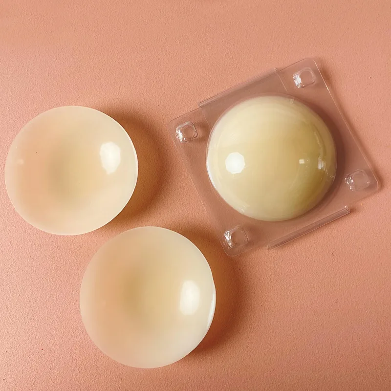 

1 Pair Invisible Women Thin Non Adhesive Silicone Breast Patch Nipple Patch Cover Petals Stickers Seamless Silicone Bra