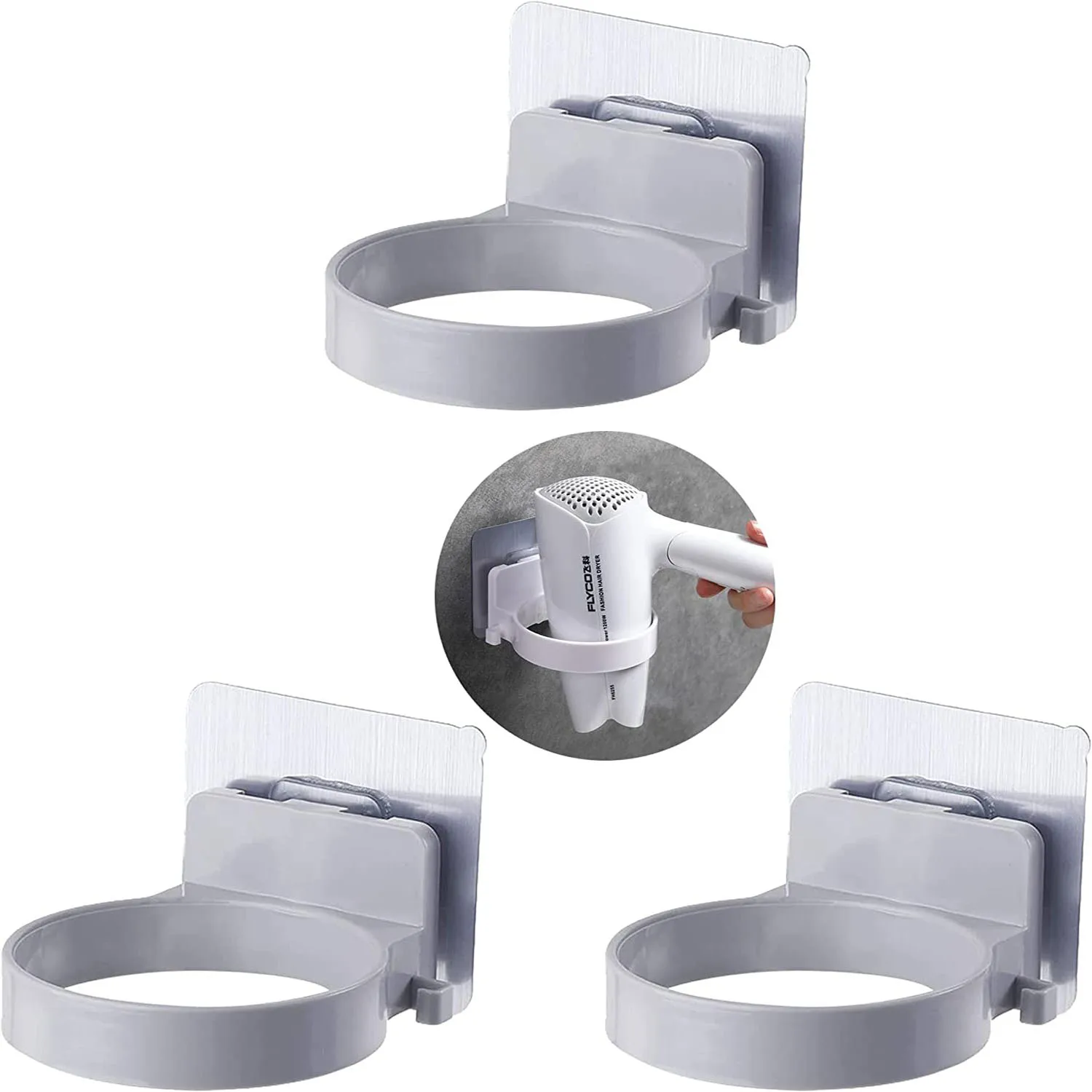 Hair Dryer Holder Wall Mounted Hair Dryer Shelf Bathroom Storage Organizer ABS Bathroom Fixture Hardware Home Toilet Accessories
Hair Dryer Holder Wall Mounted Hair Dryer Shelf Bathroom Storage Organizer ABS Bathroom Fixture Hardware Home Toilet Accessories