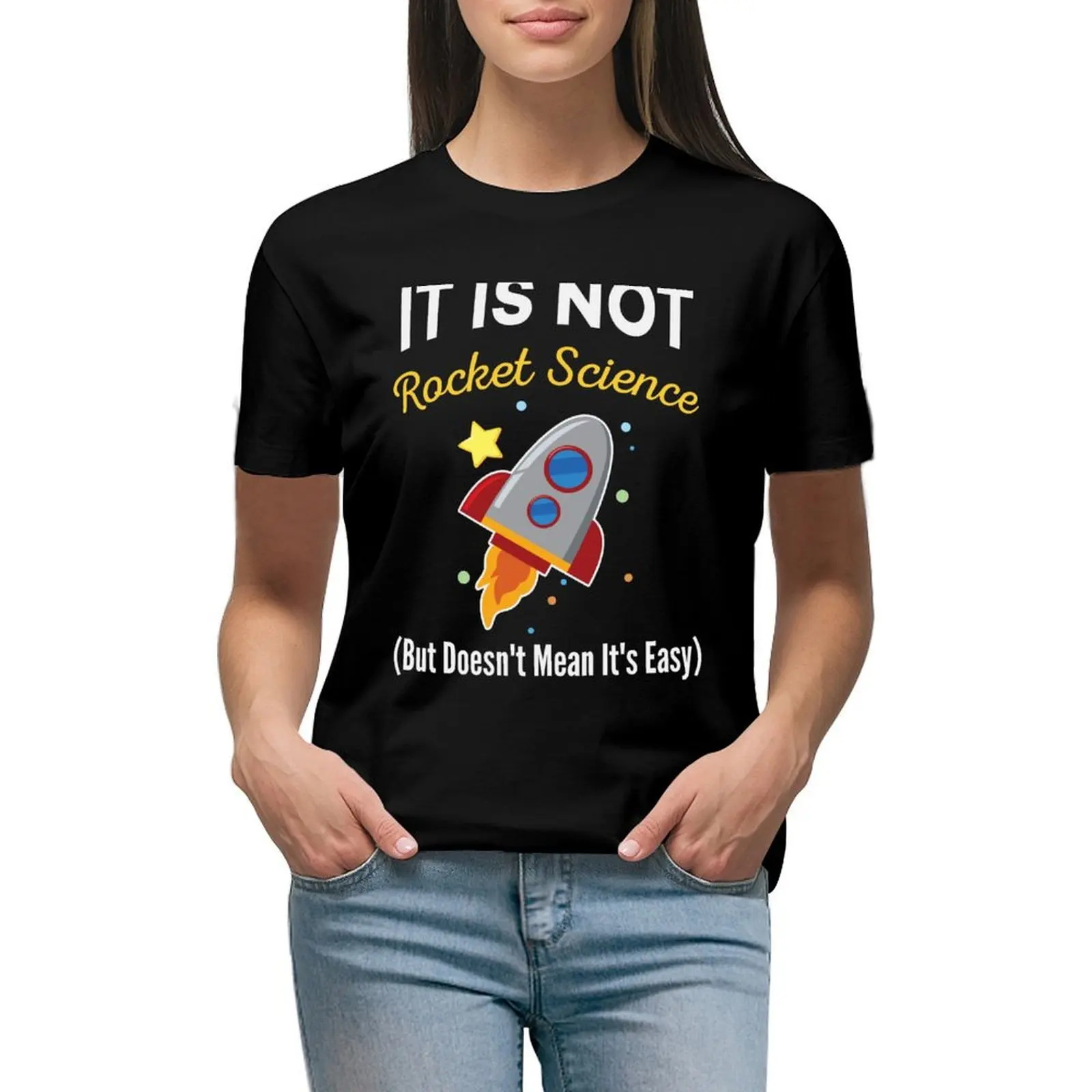 It Is Not Rocket Science - Funny Space Sarcasm Humor for Not Smart People T-shirt korean fashion plus size tops tops Top Women
It Is Not Rocket Science - Funny Space Sarcasm Humor for Not Smart People T-shirt korean fashion plus size tops tops Top Women