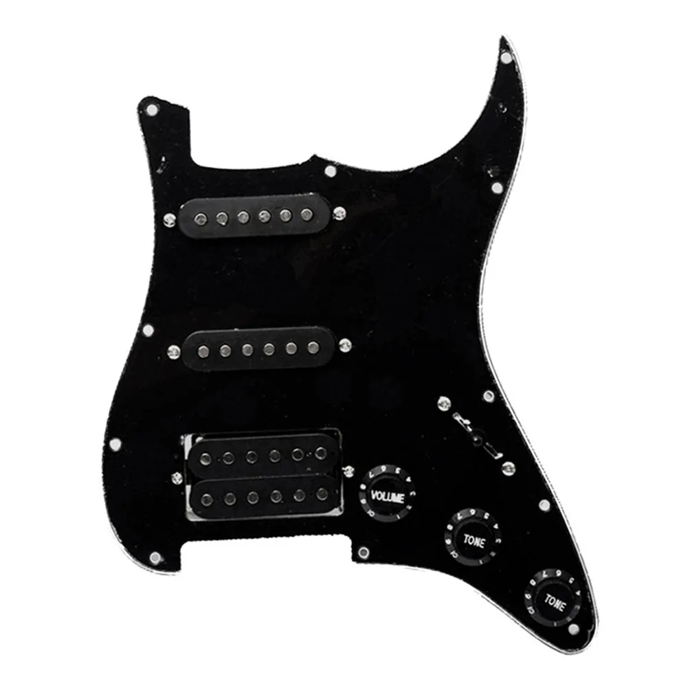 

11 Holes SSH Loaded Prewired Electric Guitar Pickguard Pickup For FD ST Style Guitar Replacement Parts Middle Single Coil Pickup