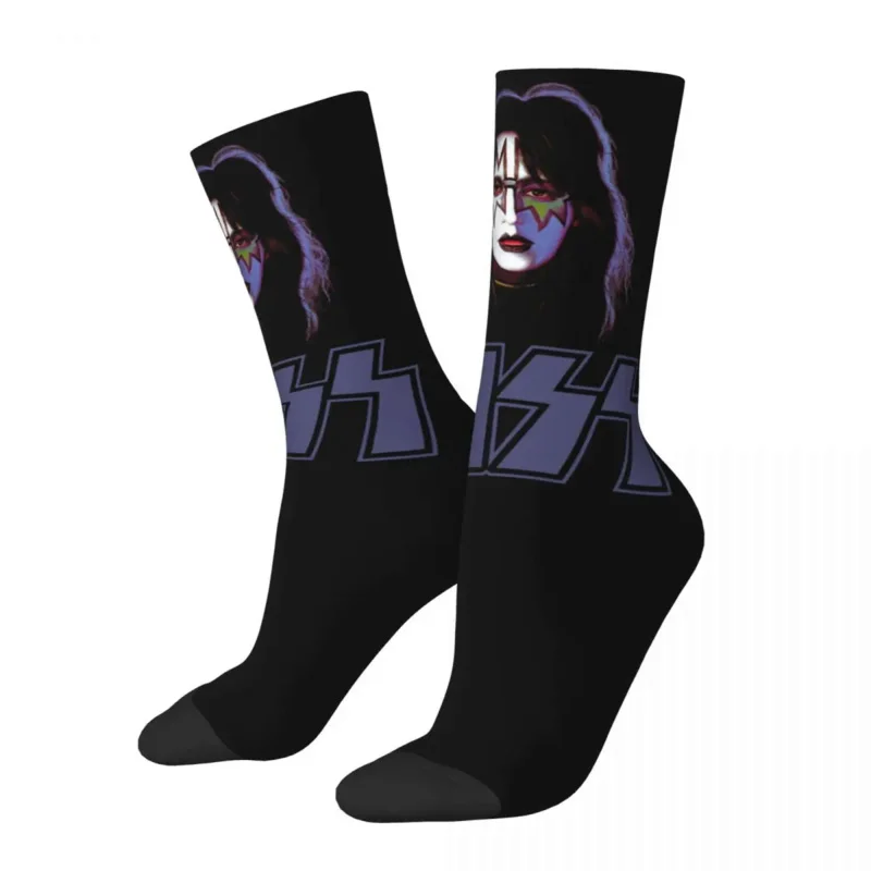 

Crew Socks Rock Band Ace Frehley Merch for Female Male Cozy Printed Socks All Seasons Best Friend Gifts