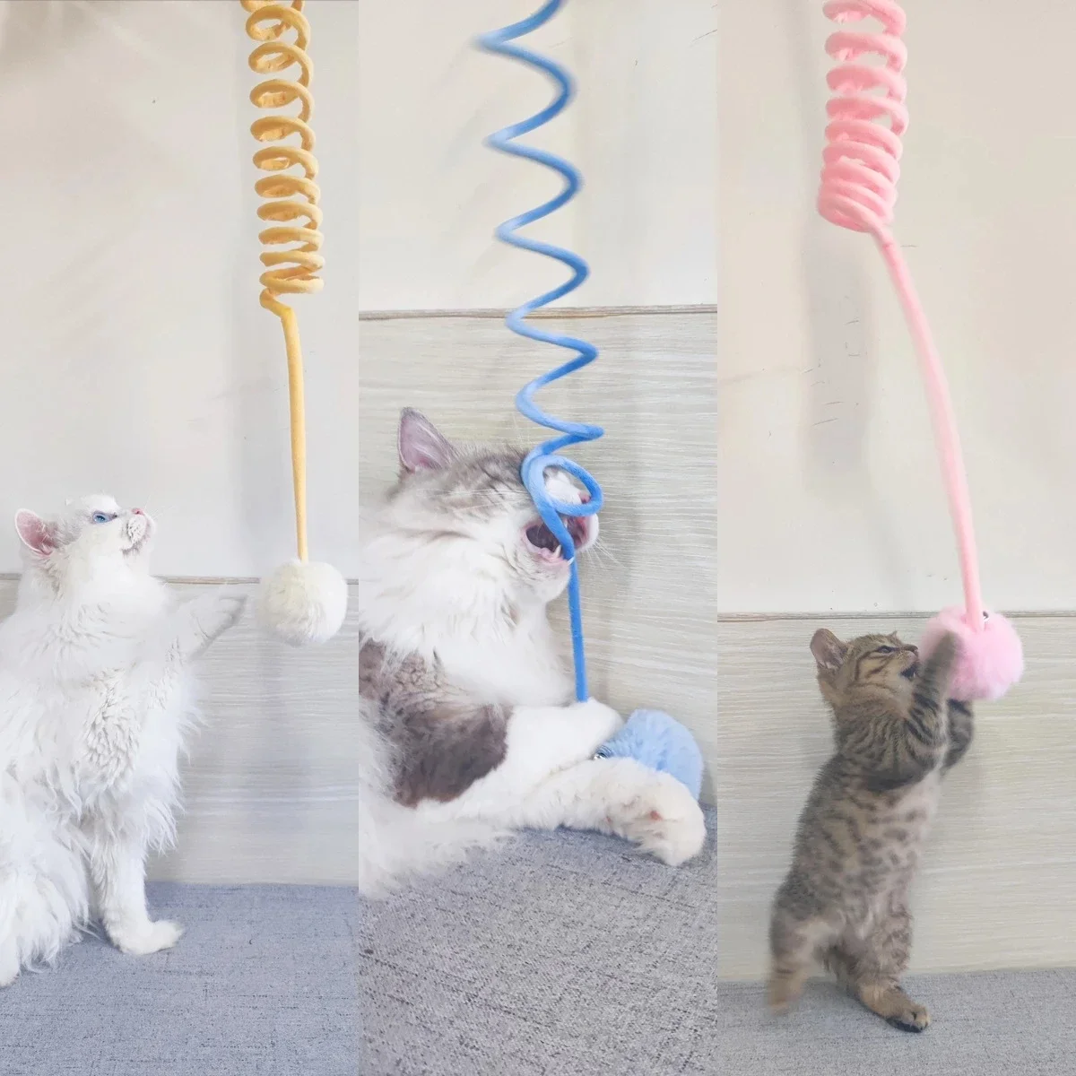 Wool Cat Toy Funny Self-hey Hanging Door Automatic Scratch Rope Cat Stick Eagle Cat Interactive Cat Automatic Toy Supplies
Wool Cat Toy Funny Self-hey Hanging Door Automatic Scratch Rope Cat Stick Eagle Cat Interactive Cat Automatic Toy Supplies