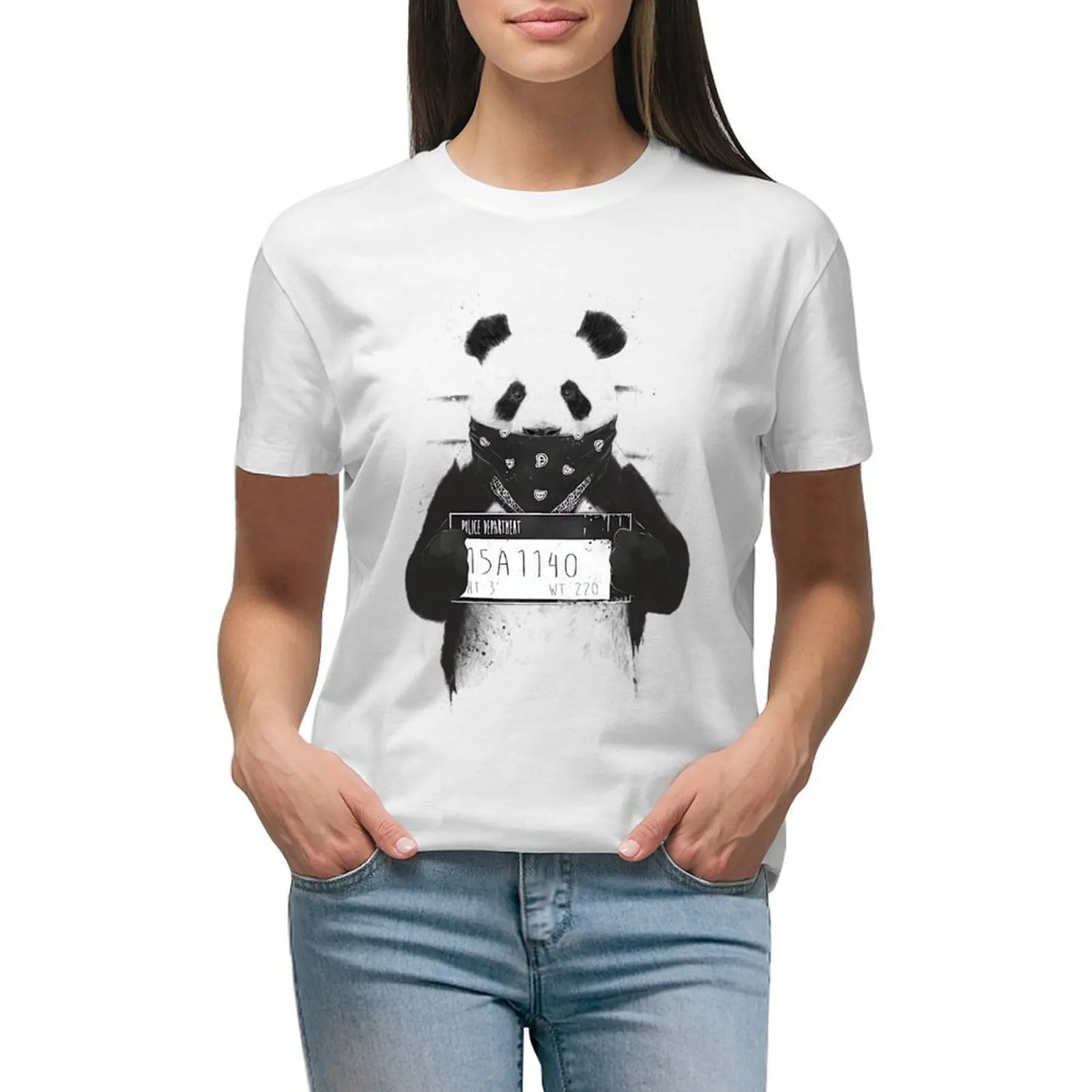 

bad panda balazs solti transparent T-shirt graphics anime clothes Womens clothing